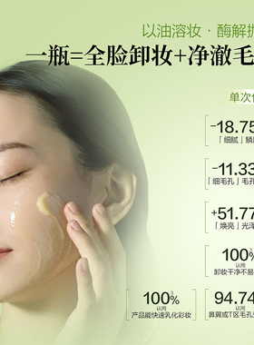 阿芙酶酶抛光卸妆膏卸妆油深层清洁毛孔角质舒缓保湿精华养卸合一