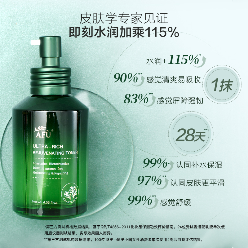 阿芙官方旗舰店【新品首发 购物即送精华资格】阿芙复活草修护透润精华水 保湿1
