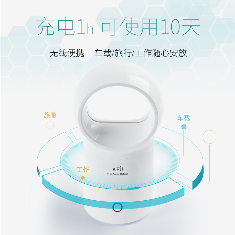 车载定时便携旅行睡眠模式静音 阿芙迷你香氛仪精油雾化香氛仪 车载定时便携旅行睡眠模式静音 阿芙迷你香氛仪精油雾化香氛仪
