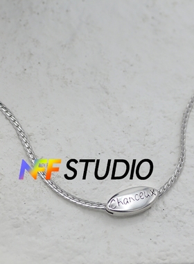 不掉色钛钢锁骨链小众圆豆项链