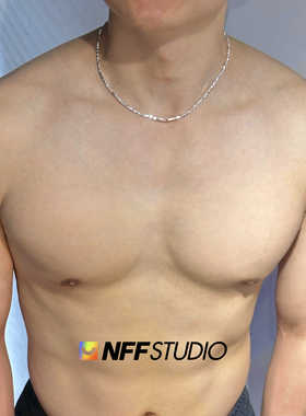 碎银子黑胆石镀金锁骨链