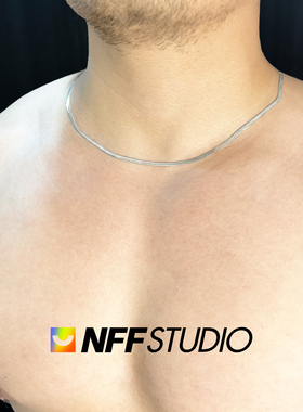 钛钢锁骨链男士简约百搭项链