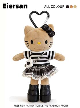 日本正版Kitty毛绒包包挂件可爱