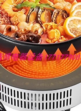 直径196mm毫米1200瓦电陶炉磁铸铁烤肉砂盘一人一个涮串串小火锅