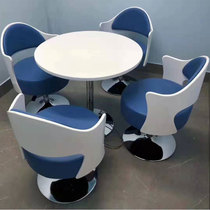 Brief Reception Negotiation Table And Chairs Combination Small Round Table Shop Guests Lounge Area Office Meeting Table Casual Table And Chairs
