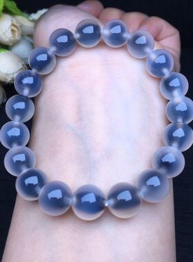 男女情侣黑糖心玛瑙手链无清晰