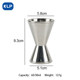 KLP measuring cup double-layer stainless steel thickening