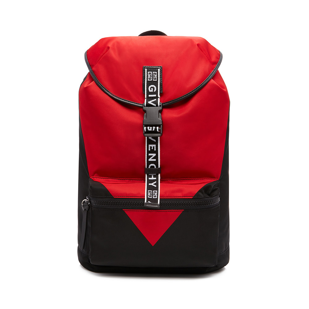 givenchy /纪梵希黑色拼红色 天猫奢品直营双肩背包