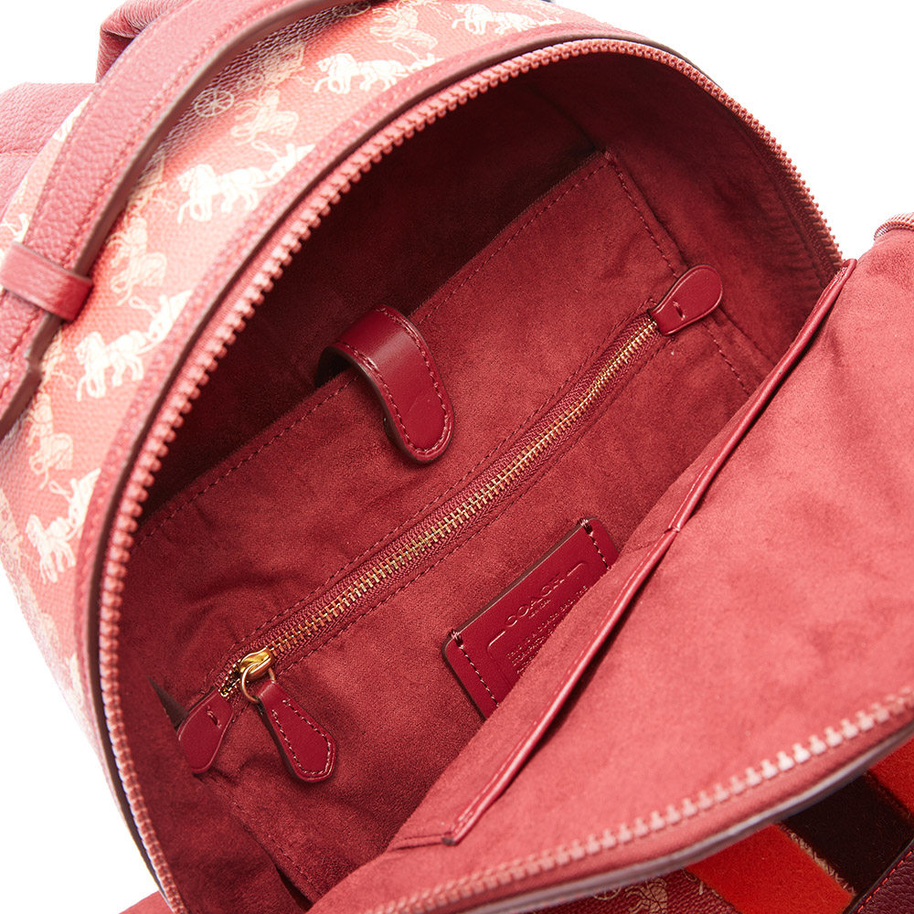 coach /蔻驰2020春夏红色双肩包 天猫奢品直营双肩背包