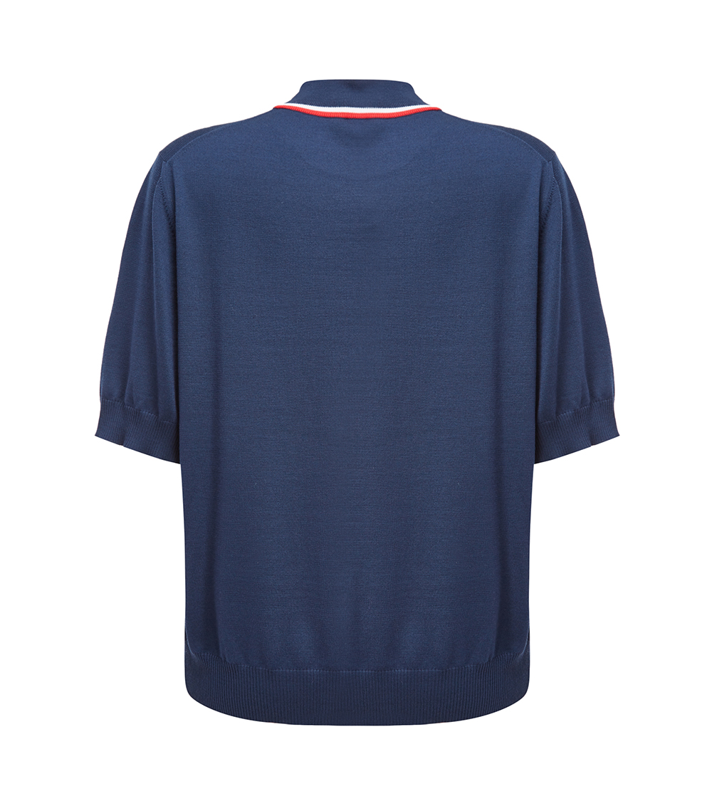 【预售】prada /普拉达蓝色圆领毛衣 魅力惠买手折扣直营毛针织衫