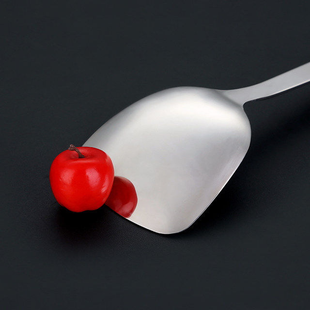 Household stainless steel kitchen utensils long handle anti-scalding spatula