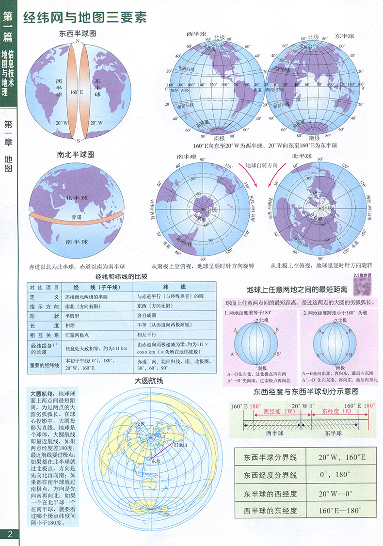 官方正版中国地图2024版中学地理复习考试地图册完全版地理图册高中版高考地图册高中地理高中地图挂图图文详解文科北斗地图册-图2