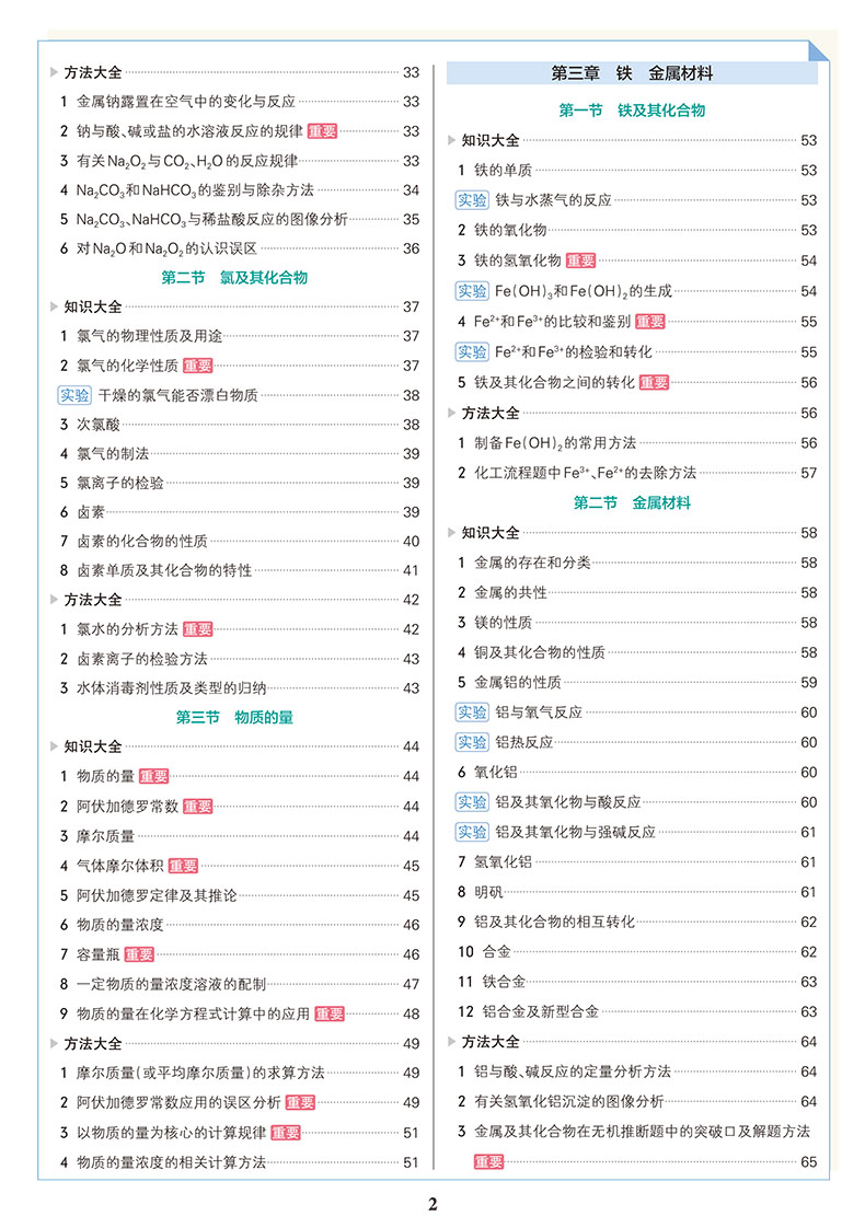 新教材新高考2025高中化学知识大全必修+选择性必修 高一高二高三高考总复习 高中化学基础知识手册 重难点高考化学真题资料大全 - 图1