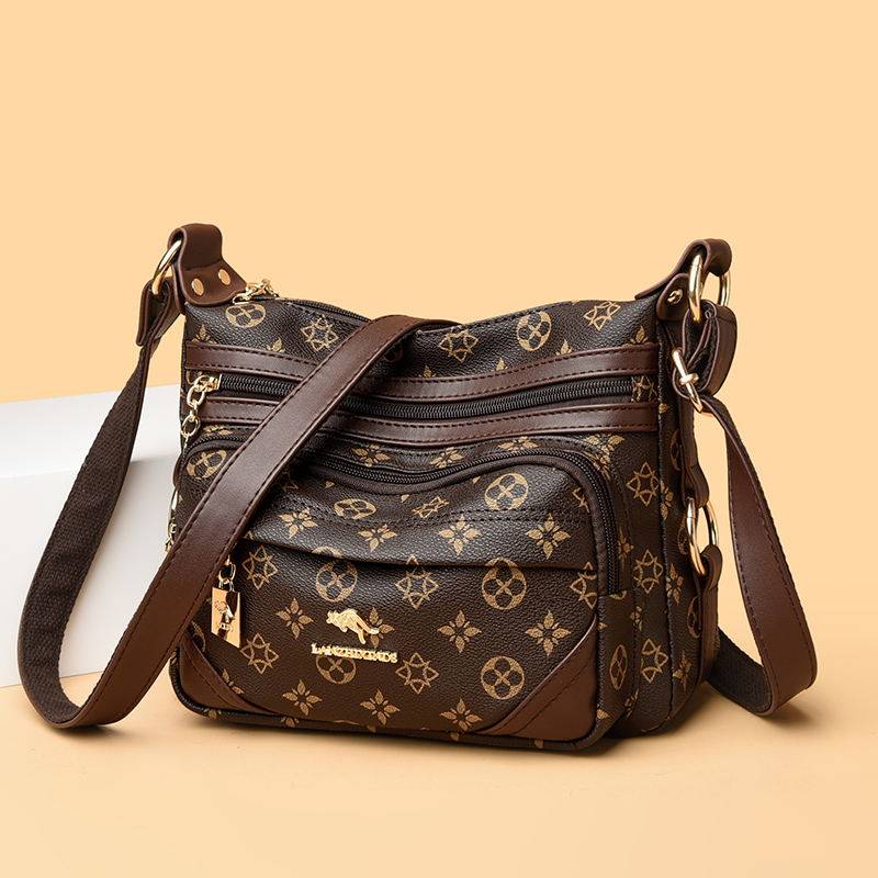 品牌正品女包2025新款软皮多层百搭单肩斜挎包大容量中老年妈妈包,淘宝优惠券,粉丝福利购,淘宝优惠卷