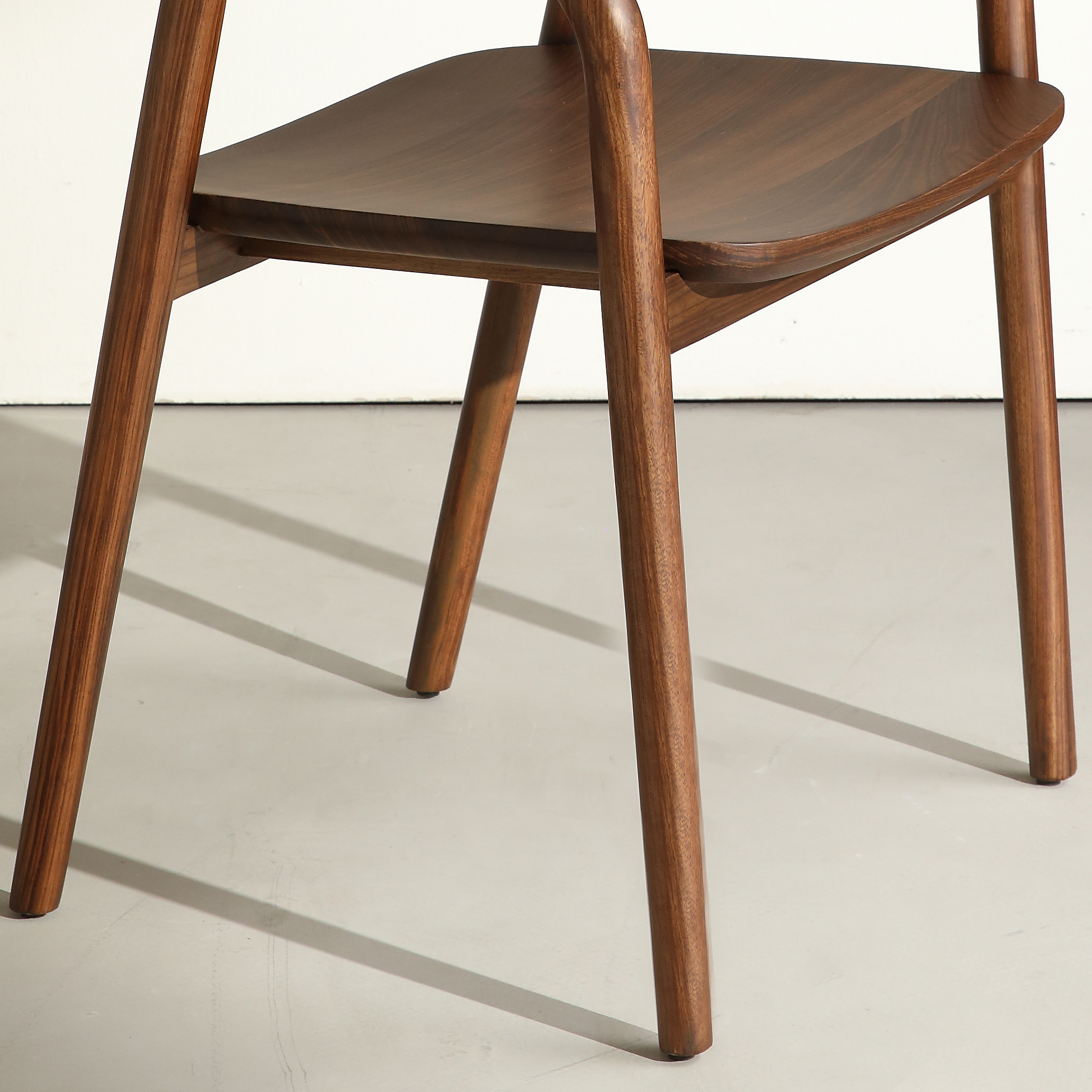 新中式实木椅子黑胡桃木茶椅书椅洽谈椅靠背椅乌金木家用餐桌餐椅 - 图2