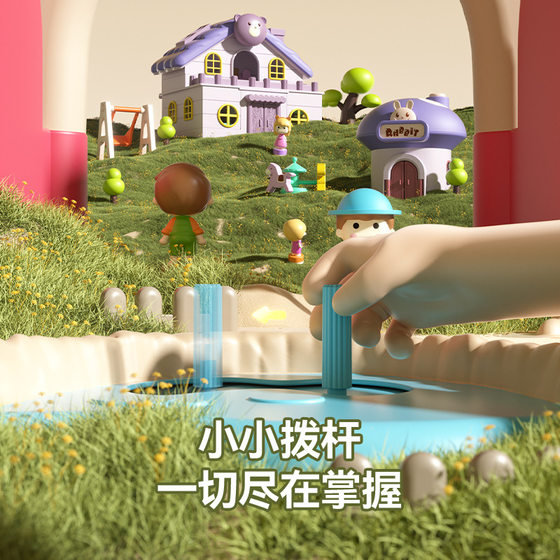 Play house castle toy magnetic play house princess