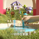 Play house castle toy magnetic play house princess