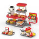 Playhouse Kitchen Toy Kids Burger Shop