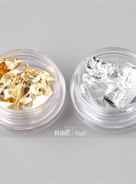 金箔纸光疗水晶甲