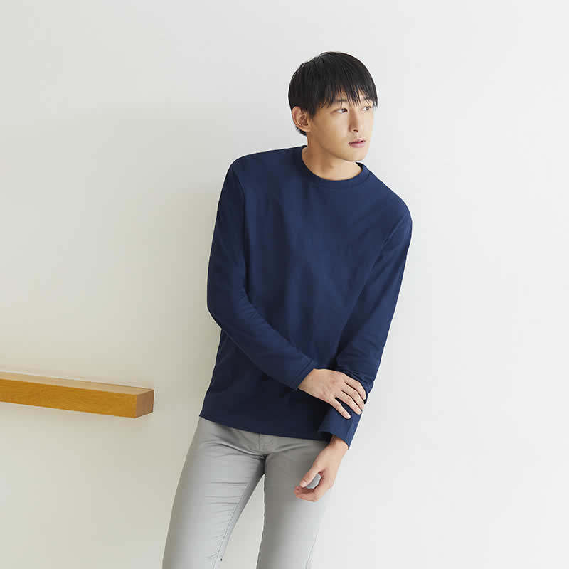 进口gildan吉尔丹76400春秋宽松男女内搭打底衫纯棉圆领长袖T恤,淘宝优惠券,粉丝福利购,淘宝优惠卷