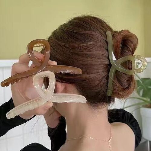 抓夹女大号鲨鱼夹高级感后脑勺发夹发抓头发夹子头饰发卡2023新款 - 图1