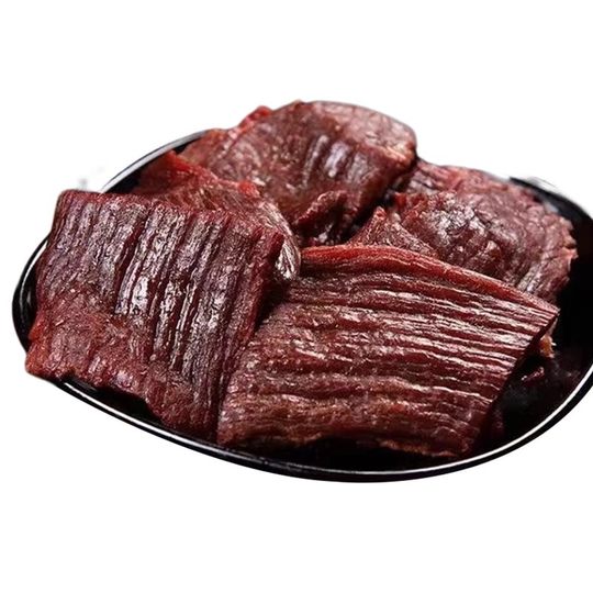 内蒙古特产传统工艺制作牧民纯手工火烤手工零食 大片牛肉干2号