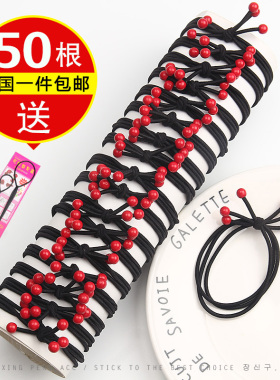 韩国小清新森女系简约橡皮筋发圈