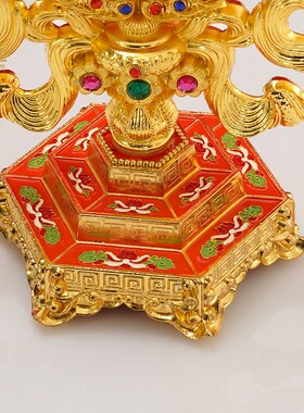 藏式合金十项自在摆件