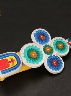 实木手工彩绘漆绘朵玛食子