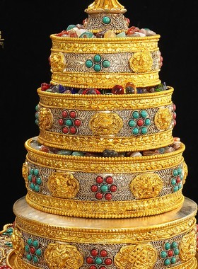 藏式尼泊尔款进口曼扎盘