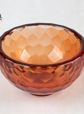 七彩琉璃供水杯供佛杯