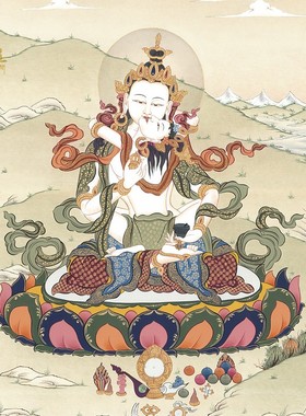 金刚萨埵双身装饰唐卡装饰画