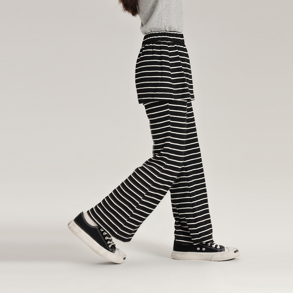 布丁哈鲁秋装儿童长裤2026秋季新款女童裤子洋气条纹休闲裤,淘宝优惠券,粉丝福利购,淘宝优惠卷