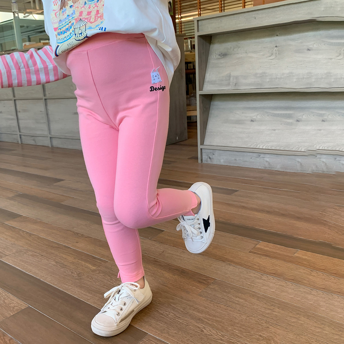 布丁哈鲁女童长裤打底裤春秋款2026秋季新款洋气休闲宝宝裤子潮,淘宝优惠券,粉丝福利购,淘宝优惠卷