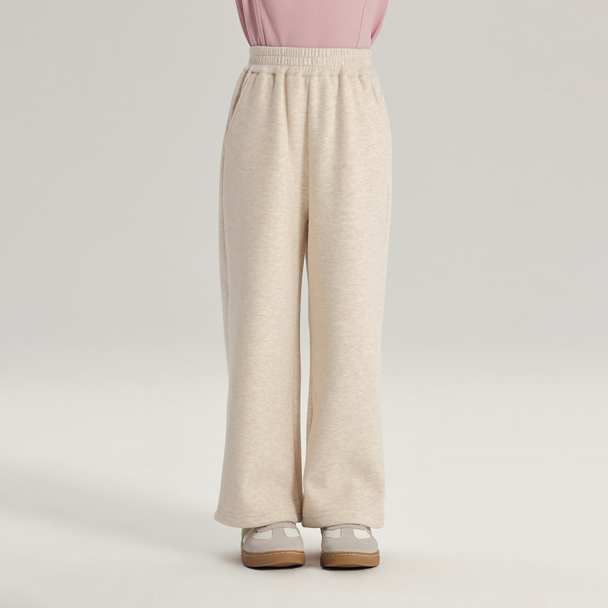 布丁哈鲁秋装儿童裤子2026秋冬季新款女童休闲加绒加厚直筒长裤,淘宝优惠券,粉丝福利购,淘宝优惠卷