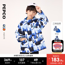 Piggy Banna Boy Clothing Autumn Clothing New Children With Cap Windjersey Big Boy Boy Coat Boy (two sets)