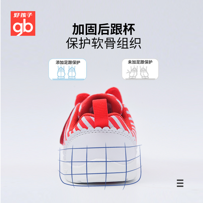 好孩子官方旗舰店Goodbaby好孩子婴儿学步鞋春秋季女宝宝鞋子软底防滑0-1-2幼儿鞋2