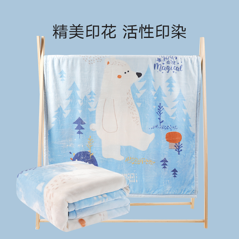 好孩子官方旗舰店gb好孩子婴儿毛毯加厚冬季宝宝珊瑚绒毯子幼儿园毯新生儿毛毯1