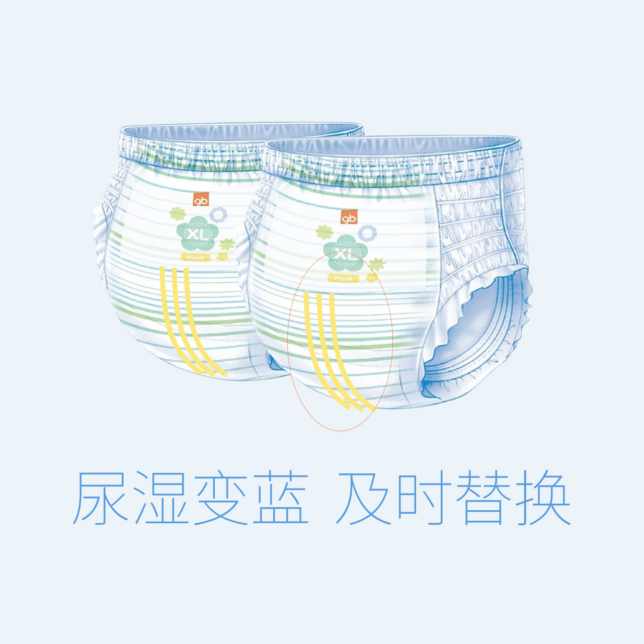 双11预售 Gb好孩子拉拉裤非纸尿裤超薄透气尿 双11预售 Gb好孩子拉拉裤非纸尿裤超薄透气尿