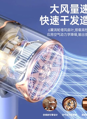 大功率可折叠便携恒温电吹风