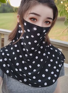 防晒面纱遮全脸夏季口罩