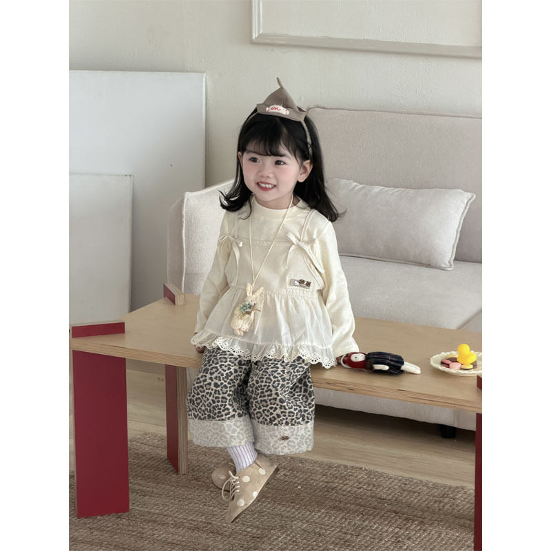 婴儿衣服女童春装时尚韩版宝宝套装新款春秋款豹纹裤子童装三件套,淘宝优惠券,粉丝福利购,淘宝优惠卷