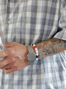 SAZ复古vintage彩色美式手链