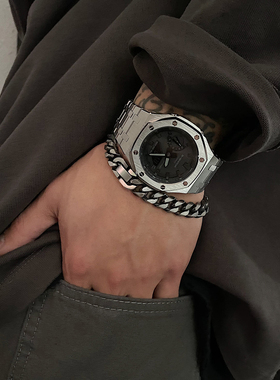 SAZ复古百搭钛钢不掉色手链