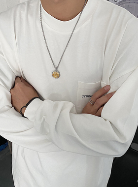 原创设计项链骰子扑克不规则圆牌