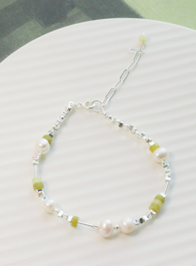 淡水珍珠碎银子古典新中式手链