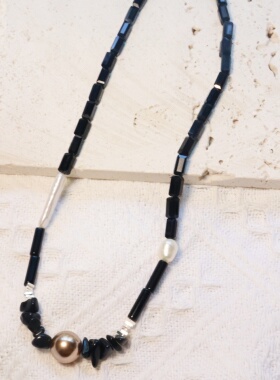 贝珠淡水珍珠甜酷风朋克复古气质