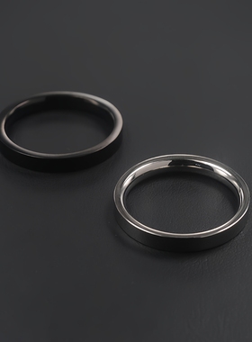 极简钛钢男士单身尾戒不褪色