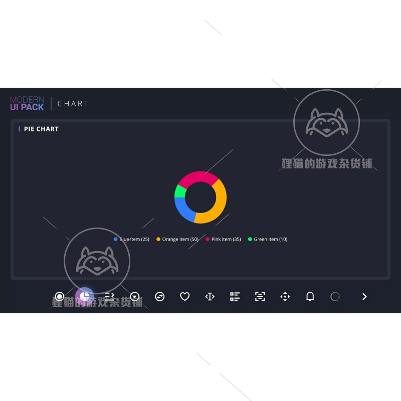 Unity 最新版 Modern UI Pack 5.5.27 现代简约风格UI界面素材 - 图3