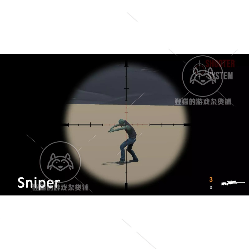 Unity Shooter System 第三人称射击游戏项目源码 2.11 - 图0